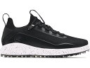 アンダーアーマー UNDER ARMOUR カリー ゴルフ スニーカー 運動靴 ゴルフスニーカーS 【 GOLF CURRY 8 SPIKELESS BLACK WHITE 】 その1