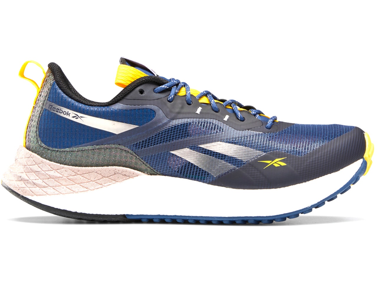 リーボック REEBOK エナジー レディース スニーカー 【 FLOATRIDE ENERGY 3 ADVENTURE NATIONAL GEOGRAPHIC WOMENS BATIK BLUE QUARTZ METALLIC BOLDLY YELLOW 】