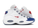 リーボック REEBOK クエスチョン ミッド クエスチョンミッド ジュニア キッズ 【 QUESTION DOUBLE CROSS GS WHITE COLLEGIATE ROYALPRIMAL RED 】