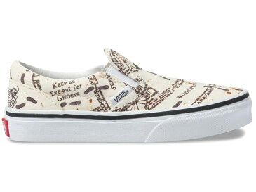 ヴァンズ VANS バンズ スリッポン キッズ 【 SLIPON HARRY POTTER MARAUDERS MAP PS CLASSIC WHITE 】