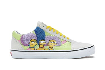 ヴァンズ VANS バンズ オールドスクール スニーカー 【 THE SIMPSONS BOUVIER SISTERS BEIGE YELLOWPINK 】