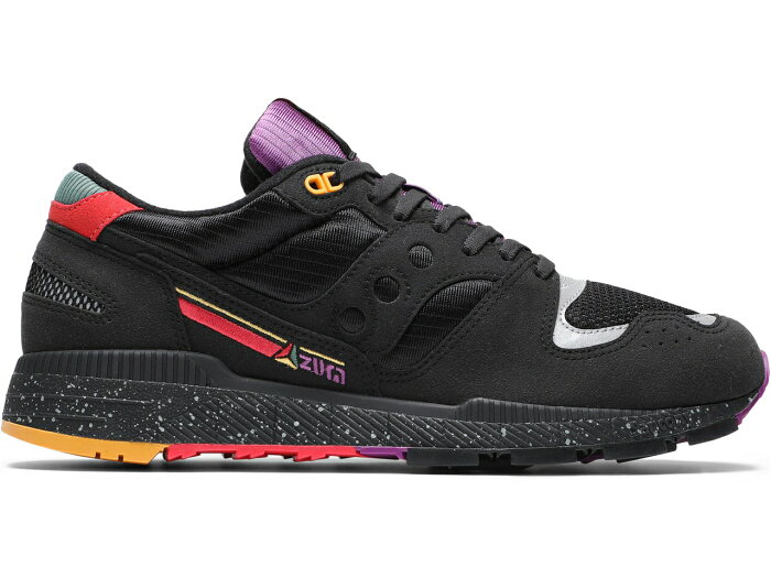 サッカニー SAUCONY スニーカー 【 AZURA BODEGA LUCKY 13 BLACK REDPURPLE 】