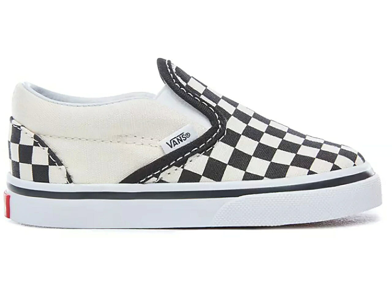 ヴァンズ VANS バンズ クラシック スリッポン 赤ちゃん 【 SLIPON CLASSIC CHECKERBOARD BABY BLACK WHITE 】