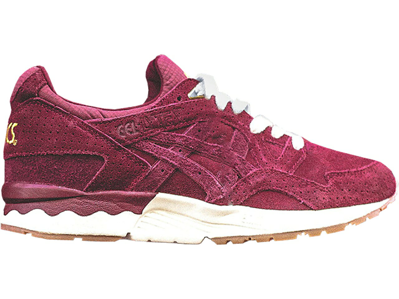 アシックス ゲルライト パスポート ワイン色 バーガンディー ゴールド スニーカー メンズ 【 ASICS GEL-LYTE V SNEAKERNESS PASSPORT / BURGUNDY METALLIC GOLD 】 メンズ スニーカー