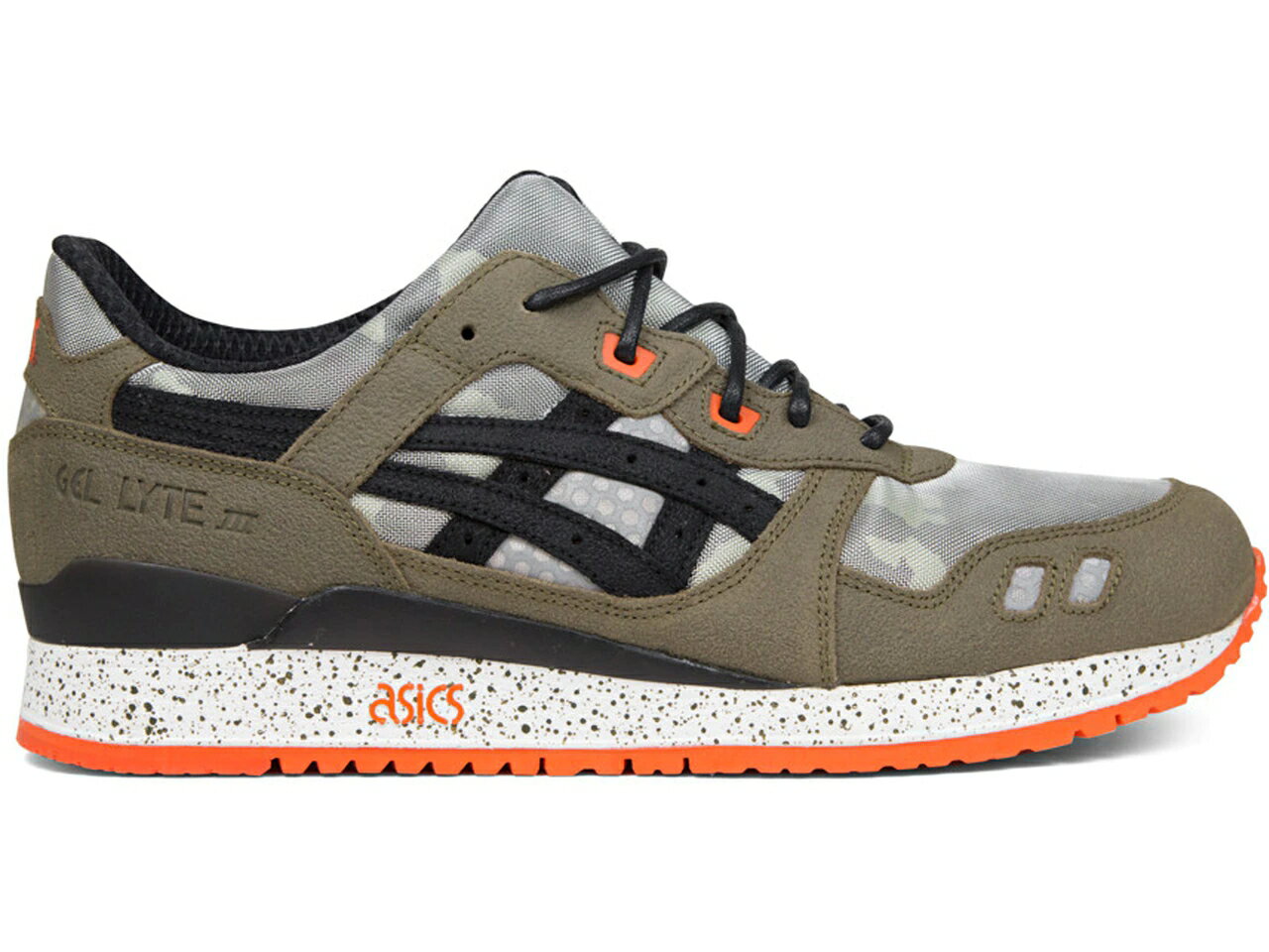 アシックス ゲルライト ベイト オリーブ 黒色 ブラック スニーカー メンズ 【 ASICS GEL-LYTE III BAIT GUARDIAN / DARK OLIVE BLACK 】