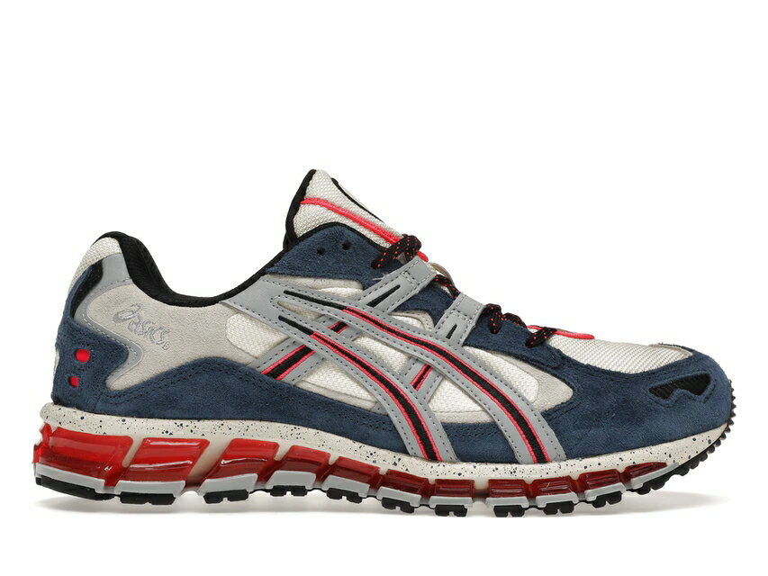 アシックス ASICS 紺色 ネイビー スニーカー 【 GELKAYANO 5 360 NAVY RED CREAM PIEDMONT GREY 】