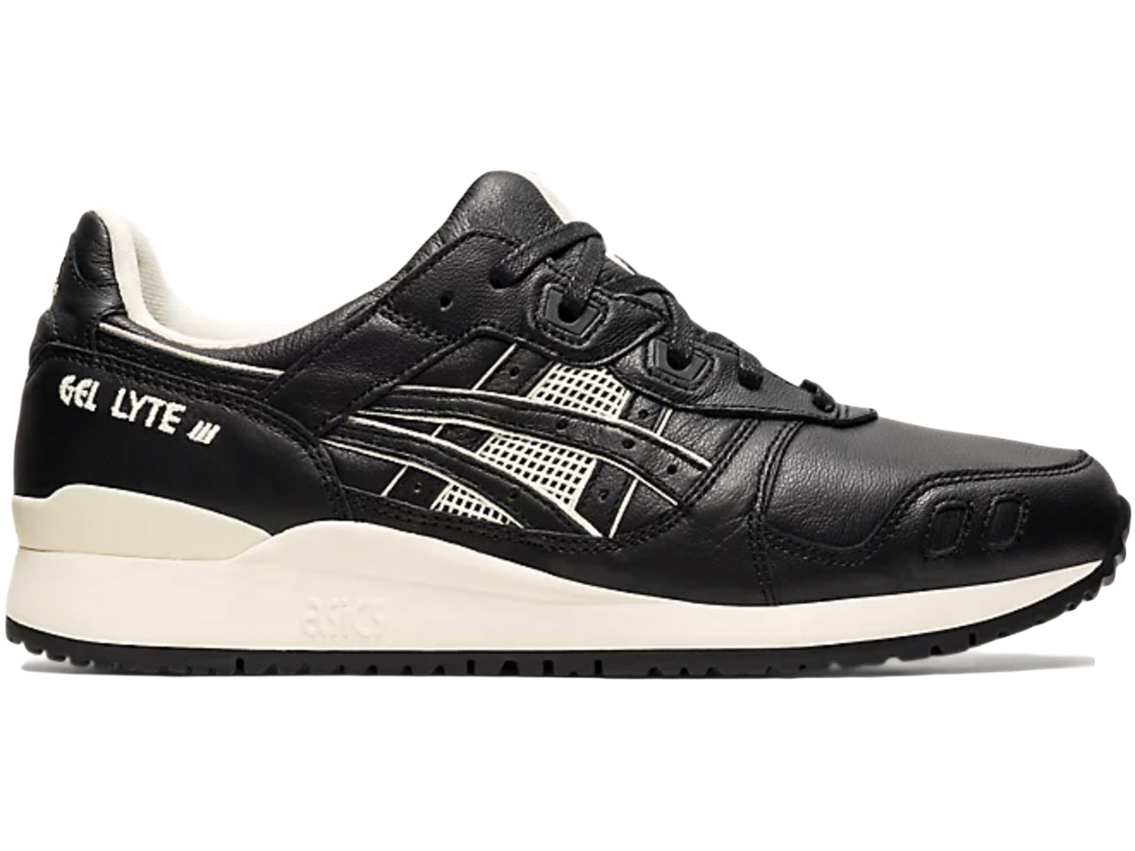 AVbNX QCg F ubN U[ N[ Xj[J[ Y y ASICS GEL-LYTE III BLACK LEATHER / BLACK BLACK CREAM z