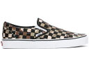 ヴァンズ バンズ クラシック スリッポン カモ柄 白色 ホワイト スニーカー メンズ 【 VANS CLASSIC SLIP-ON CHECKERBOARD CAMO DESERT / CAMO DESERT TRUE WHITE 】