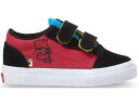 ヴァンズ VANS バンズ オールドスクール 赤ちゃん 【 V THE SIMPSONS EL BARTO BABY RED BLACK 】