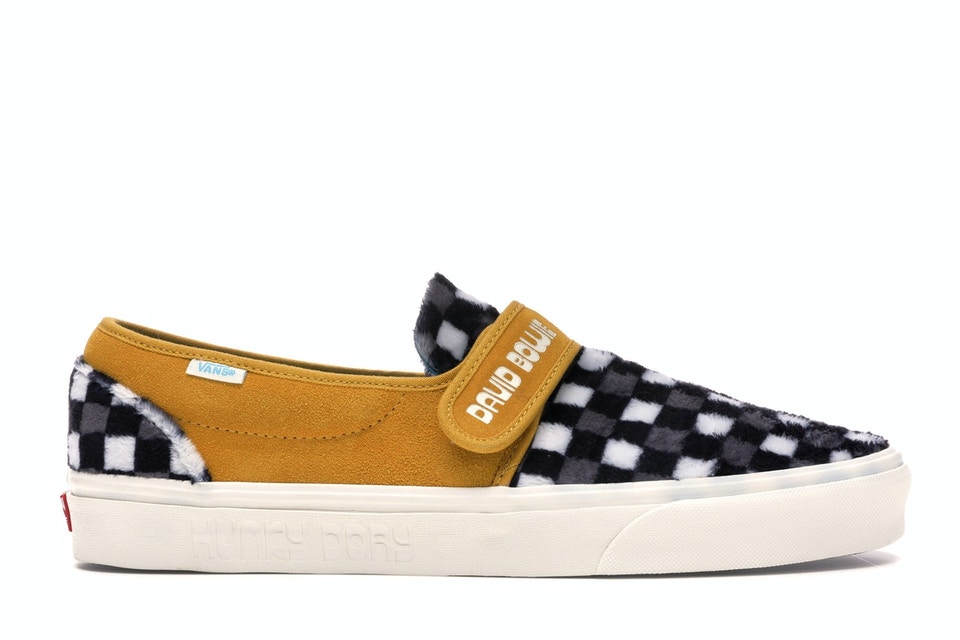 @Y oY Xb| F CG[ Xj[J[ Y y VANS SLIP-ON 47 V DX DAVID BOWIE HUNKY DORY / CHECKERBOARD YELLOW z