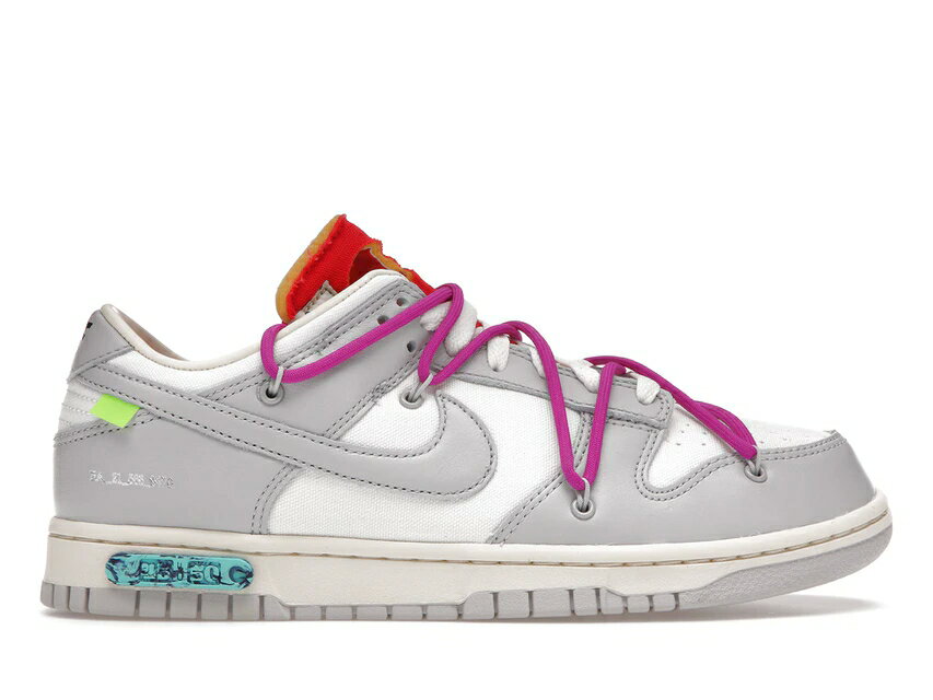 ʥ  եۥ磻  졼 ޥ 󥯥 ˡ   NIKE DUNK LOW OFF-WHITE LOT 45 / SAIL NEUTRAL GREY MAGENTA 