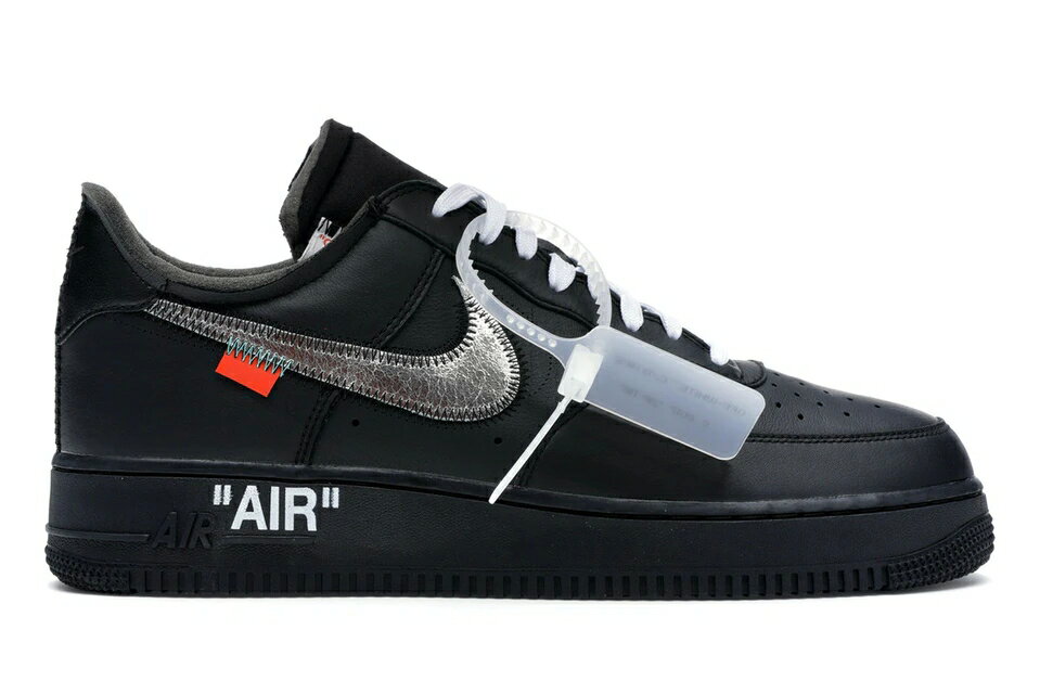 ナイキ オフホワイト 黒色 ブラック 銀色 シルバー エアフォース '07 スニーカー メンズ 【 NIKE AIR FORCE 1 LOW OFF-WHITE MOMA (WITH SOCKS) / BLACK METALLIC SILVER BLACK 】