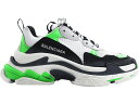 バレンシアガ 緑 グリーン 黒色 ブラック 白色 ホワイト WOMEN'S スニーカー レディース 【 BALENCIAGA TRIPLE S GREEN (WOMEN'S) / GREEN BLACK WHITE 】