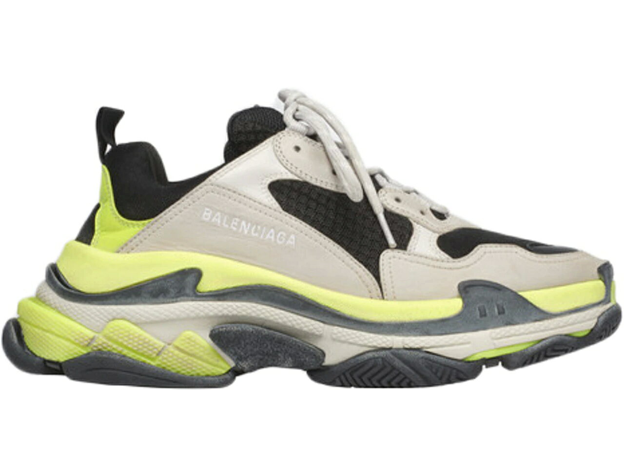 oVAK F CG[ DF O[ Xj[J[ Y y BALENCIAGA TRIPLE S YELLOW GREY / GREY YELLOW z