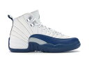 iCL W[_ F u[ F zCg y JORDAN 12 RETRO FRENCH BLUE (2016) (GS) / WHITE FRENCH BLUE METALLIC z LbY xr[ }^jeB Xj[J[