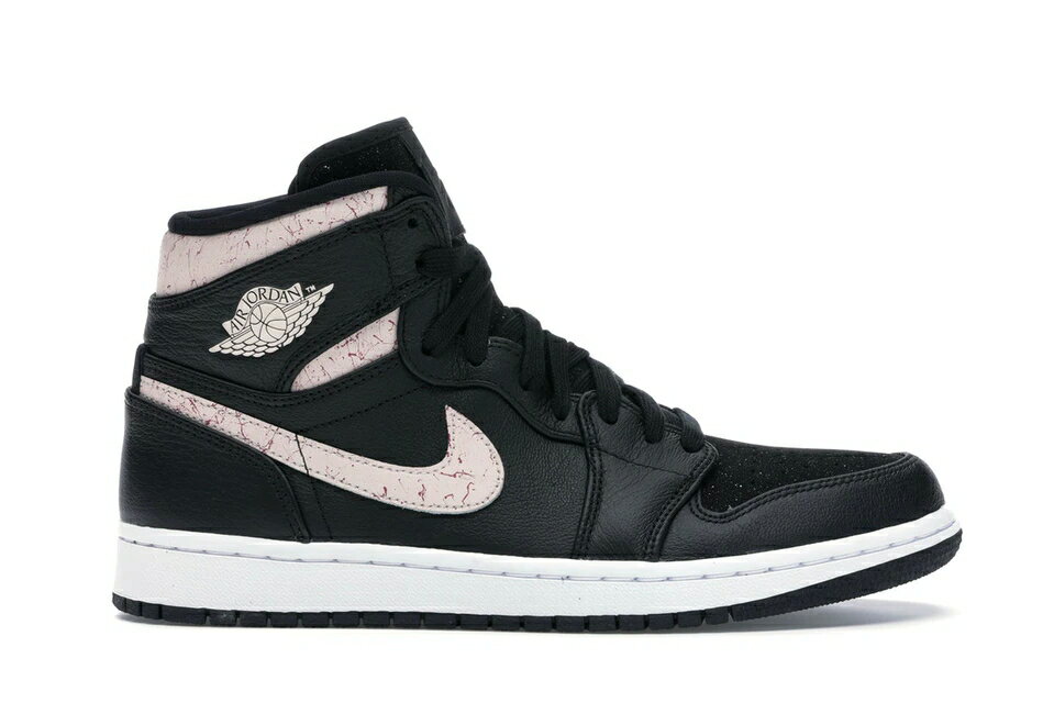 ナイキ ジョーダン JORDAN ハイ 黒色 ブラック 赤 レッド レディース スニーカー 【 RED 1 RETRO HIGH BLACK SILT WOMENS REDRUSH MAROONWHITE 】