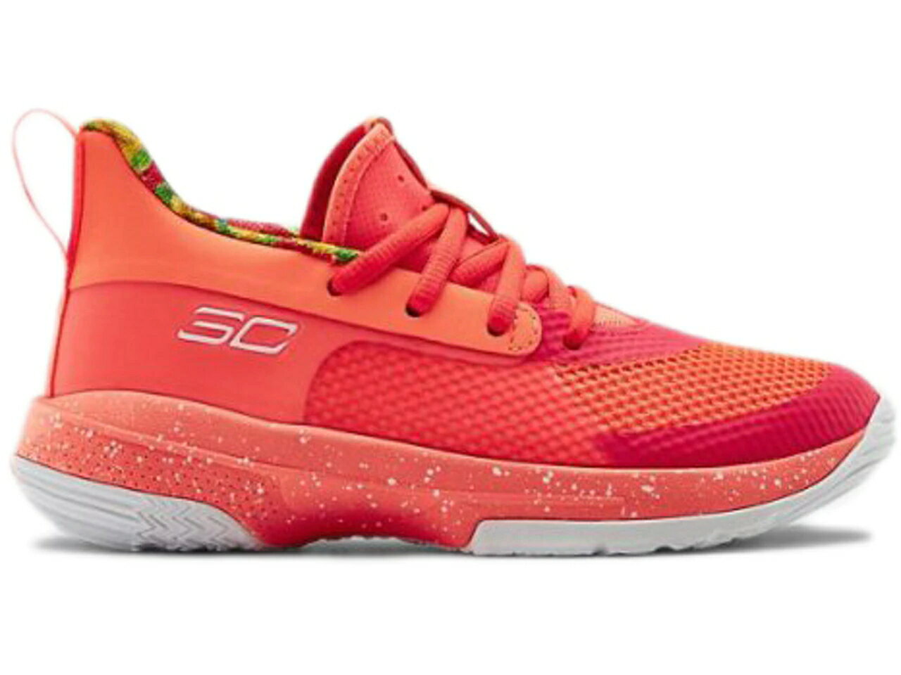 カリー 白色 ホワイト アンダーアーマー 【 UNDER ARMOUR UNDER ARMOUR CURRY 7 SOUR PATCH KIDS PEACH (PS) / PEACH PLASMA WHITE 】 キッズ ベビー マタニティ スニーカー