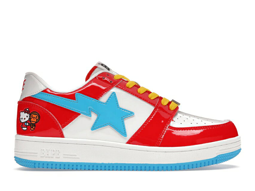 ベイプ BAPE ハローキティー スニーカー 【 A BATHING APE STA LOW BABY MILO RED BLUE YELLOW 】