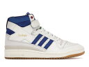 アディダス フォーラム 白色 ホワイト 青色 ブルー スニーカー メンズ 【 ADIDAS FORUM 84 HI BODEGA (FRIENDS AND FAMILY) / WHITE BLUE GUM 】