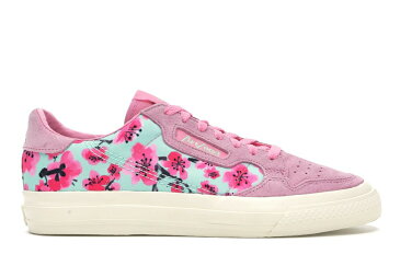 アディダス ADIDAS アリゾナ レディース スニーカー 【 CONTINENTAL 80 VULC ARIZONA ICED TEA FLOWER WOMENS PINK TEAL WHITE 】