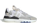 アディダス ジョガーパンツ 灰色 グレー 白色 ホワイト パワー 青色 ブルー スニーカー メンズ 【 ADIDAS NITE JOGGER GREY TWO / GREY TWO CLOUD WHITE POWER BLUE 】