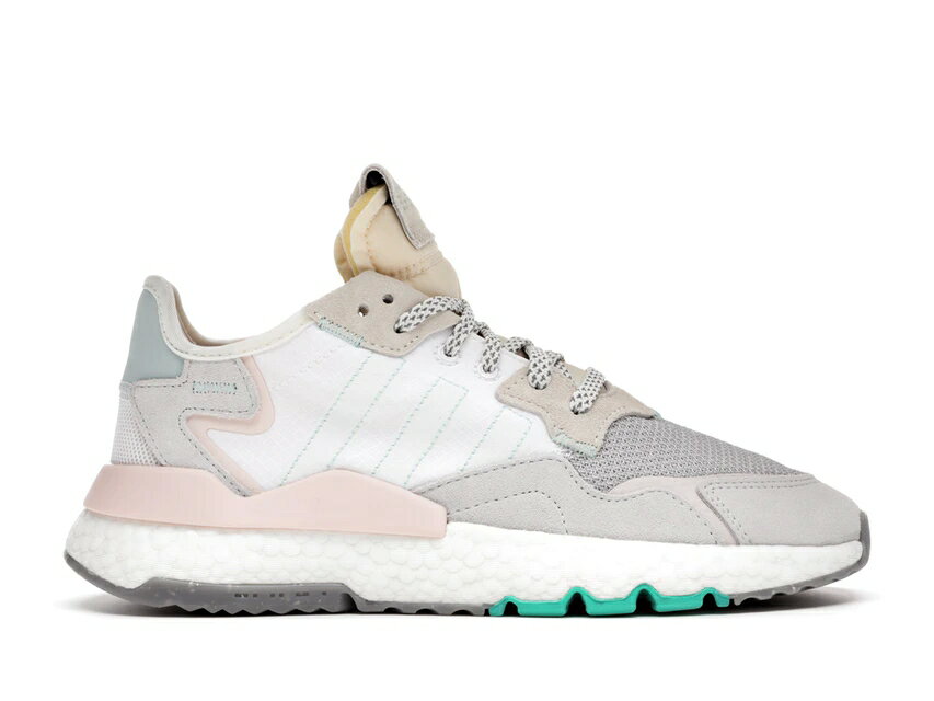 アディダス ADIDAS ジョガーパンツ 白色 ホワイト ピンク レディース スニーカー 【 PINK NITE JOGGER WHITE MINT WOMENS CLOUD CLEAR ICEY 】