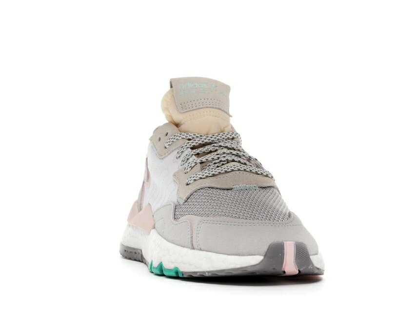 アディダス ADIDAS ジョガーパンツ 白色 ホワイト ピンク レディース スニーカー 【 PINK NITE JOGGER WHITE MINT WOMENS CLOUD CLEAR ICEY 】