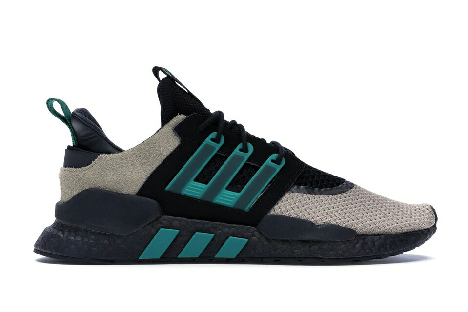 アディダス ADIDAS スニーカー 運動靴 【 EQT 9118 PACKER SHOES ADVENTURE CORE BLACK SUB GREEN BLANCH CARGO 】