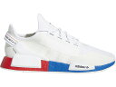 アディダス 白色 ホワイト 赤 レッド 青色 ブルー スニーカー メンズ 【 ADIDAS NMD R1 WHITE RED BLUE / CLOUD WHITE CRYSTAL WHITE LUSH 】