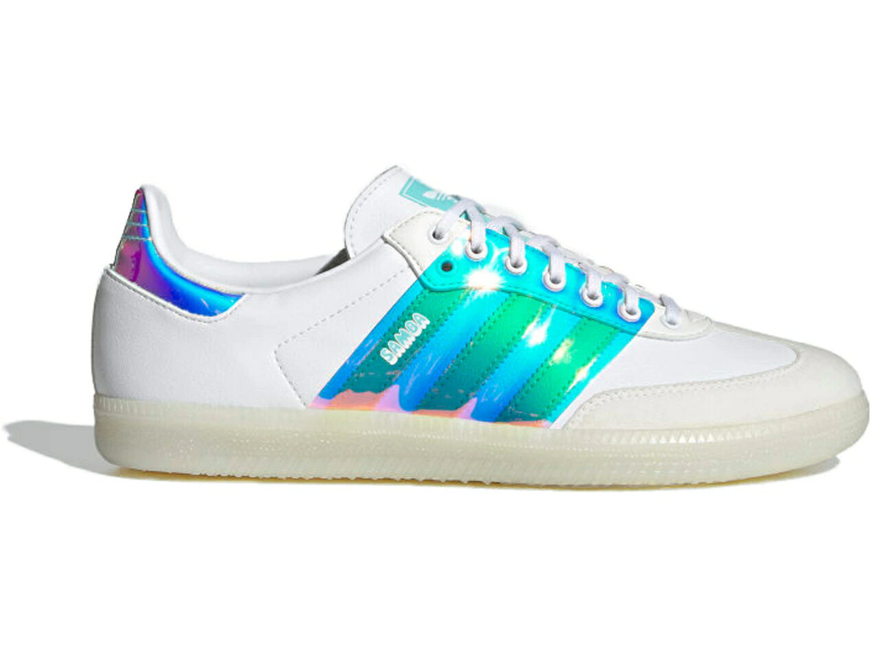 AfB_X To F zCg DF O[ F CG[ RA Xj[J[ Y y ADIDAS SAMBA OG WHITE IRIDESCENT / GREY SIX PULSE YELLOW CORE z