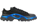 アディダス コア 黒色 ブラック 青色 ブルー スニーカー メンズ 【 ADIDAS NEW RUNNER X RAF SIMONS / CORE BLACK BLUE ELECTRIC 】