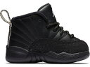 ナイキ ジョーダン 黒色 ブラック 白色 ホワイト 【 JORDAN 12 RETRO THE MASTER (TD) / BLACK RATTAN WHITE METALLIC 】