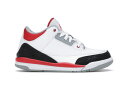 ナイキ ジョーダン ファイア 赤 レッド 白色 ホワイト 【 JORDAN 3 RETRO FIRE RED (2013) (PS) / WHITE FIRE RED-SILVER-BLACK 】 キッズ ベビー マタニティ スニーカー