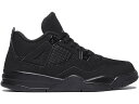 ナイキ ジョーダン 黒色 ブラック ジュニア キッズ 【 JORDAN 4 RETRO BLACK CAT (2020) (PS) / BLACK BLACK-LIGHT GRAPHITE 】 キッズ ベビー マタニティ スニーカー