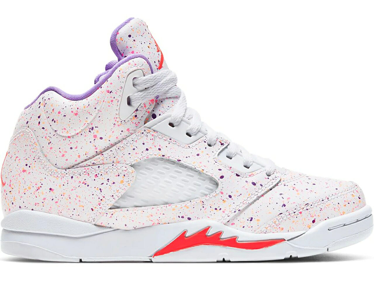 ナイキ ジョーダン JORDAN キッズ 【 5 RETRO EASTER 2020 PS WHITE LASER CRIMSONVOLTAGE PURPLE 】