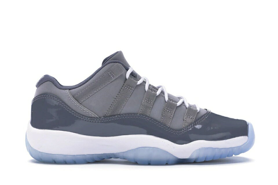 ナイキ ジョーダン クール 灰色 グレー 白色 ホワイト 【 JORDAN 11 RETRO LOW COOL GREY (GS) / MEDIUM GREY WHITE GUNSMOKE 】 キッズ ベビー マタニティ スニーカー