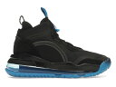 ナイキ ジョーダン エアロスペース 黒色 ブラック 青色 ブルー スニーカー メンズ 【 JORDAN AEROSPACE 720 BLACK BLUE FURY / BLACK BLUE FURY REFLECTIVE 】