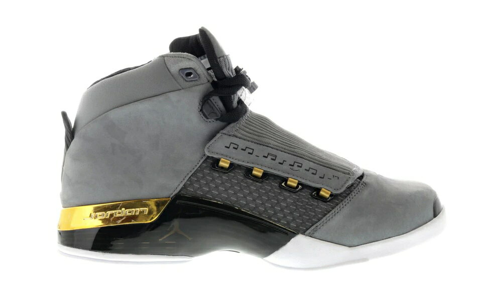 ナイキ ジョーダン JORDAN スニーカー 【 17 RETRO TROPHY ROOM WITH TSHIRT COOL GREY METALLIC GOLDBLACK 】