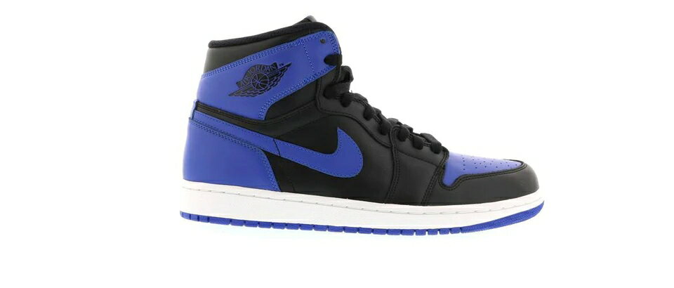 ナイキ ジョーダン 黒色 ブラック 青色 ブルー スニーカー メンズ 【 JORDAN 1 RETRO BLACK ROYAL BLUE (2013) / BLACK ROYAL BLUE 】