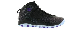 ナイキ ジョーダン 黒色 ブラック 紫 パープル スニーカー メンズ 【 JORDAN 10 RETRO PARIS / BLACK FIERCE PURPLE BLACK 】