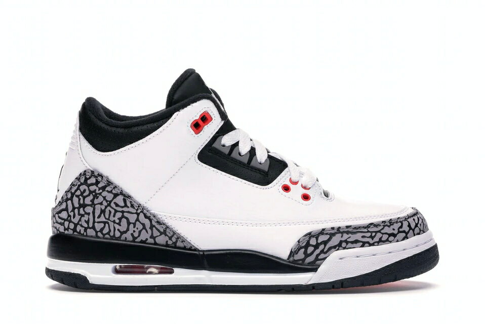 ナイキ ジョーダン 白色 ホワイト 灰色 グレー 【 JORDAN 3 RETRO INFRARED 23 (GS) / WHITE BLACKWLF GREY INFRRD 23 】 キッズ ベビー マタニティ スニーカー