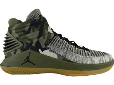 ナイキ ジョーダン JORDAN VETERAN'S スニーカー 【 XXXII DAY 2018 MEDIUM OLIVE BLACKDESERT CAMO 】