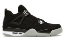 ナイキ ジョーダン 黒色 ブラック 銀色 シルバー スニーカー メンズ 【 JORDAN 4 RETRO EMINEM CARHARTT / RETRO BLACK METALLIC SILVER 】