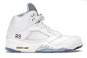 iCL W[_ F zCg F Vo[ F ubN Xj[J[ Y y JORDAN 5 RETRO METALLIC WHITE (2015) / WHITE METALLIC SILVER BLACK z