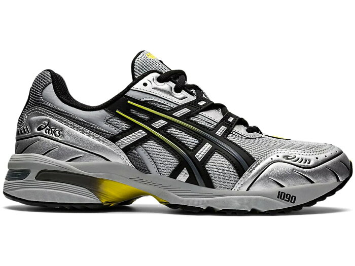 アシックス ASICS ミッド 灰色 グレー スニーカー 【 GEL1090 MID GREY YELLOW BLACK 】