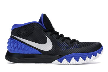 ナイキ NIKE カイリー デューク スニーカー 【 KYRIE 1 DUKE BROTHERHOOD LYON BLUE BLACK ANTHRACITE METALLIC SILVER 】