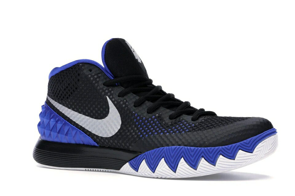 ナイキ NIKE カイリー デューク スニーカー 【 KYRIE 1 DUKE BROTHERHOOD LYON BLUE BLACK ANTHRACITE METALLIC SILVER 】