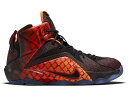 ナイキ レブロン 黒色 ブラック 赤 レッド 【 NIKE LEBRON 12 REPTILE (GS) / BLACK BLACK CHALLENGE RED TOTAL 】 キッズ ベビー マタニティ スニーカー