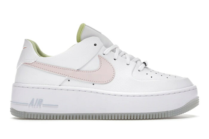 ナイキ NIKE エアフォース レディース スニーカー 【 1 SAGE LOW ONE OF WOMENS WHITE PINK QUARTZHYDROGEN BLUEWHITE 】