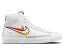 ʥ ֥쥤 ߥå  ۥ磻      ֥å ˡ   NIKE BLAZER MID 77 MULTI-SWOOSH WHITE / WHITE TEAM ORANGE UNIVERSITY GOLD BLACK 